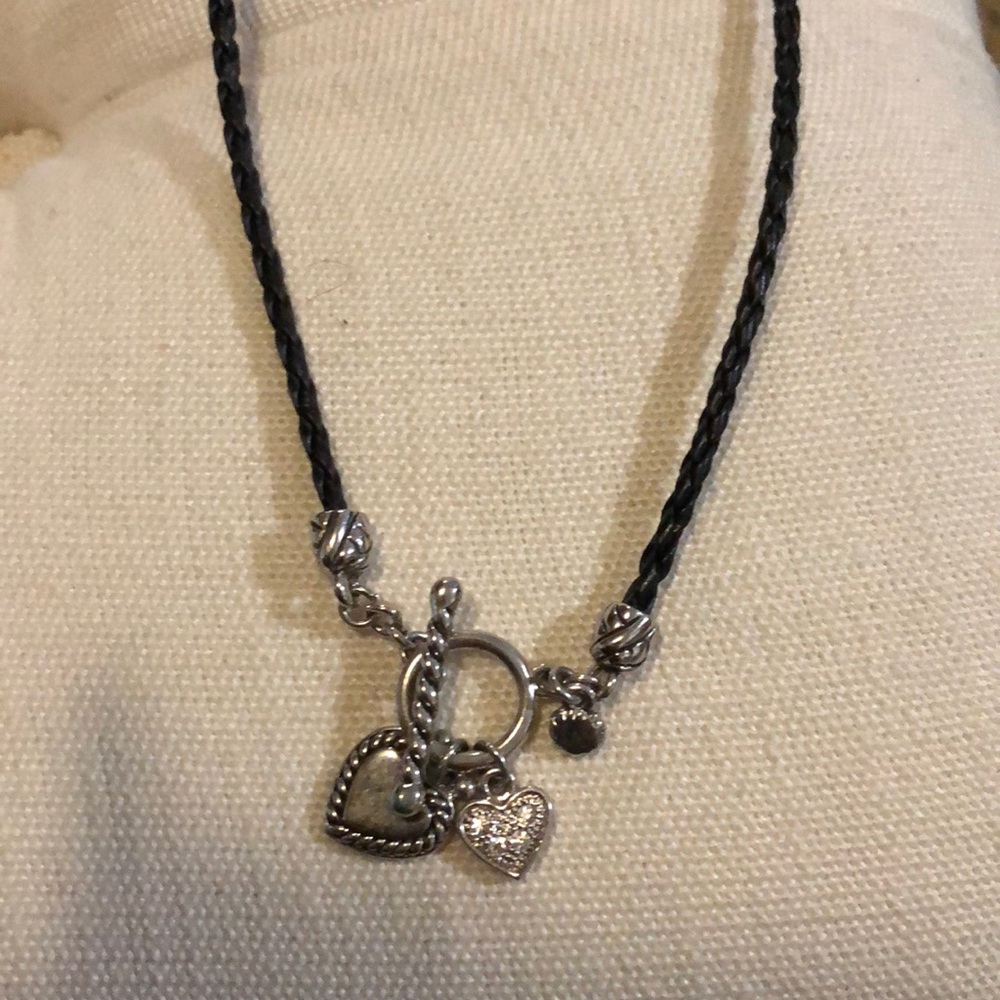 Lia Sophia short heart charm necklace